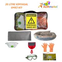 20 litre Çantalı Kimyasal Döküntü Kiti