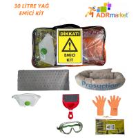 30 Litre Çantalı Yağ Döküntü Kiti